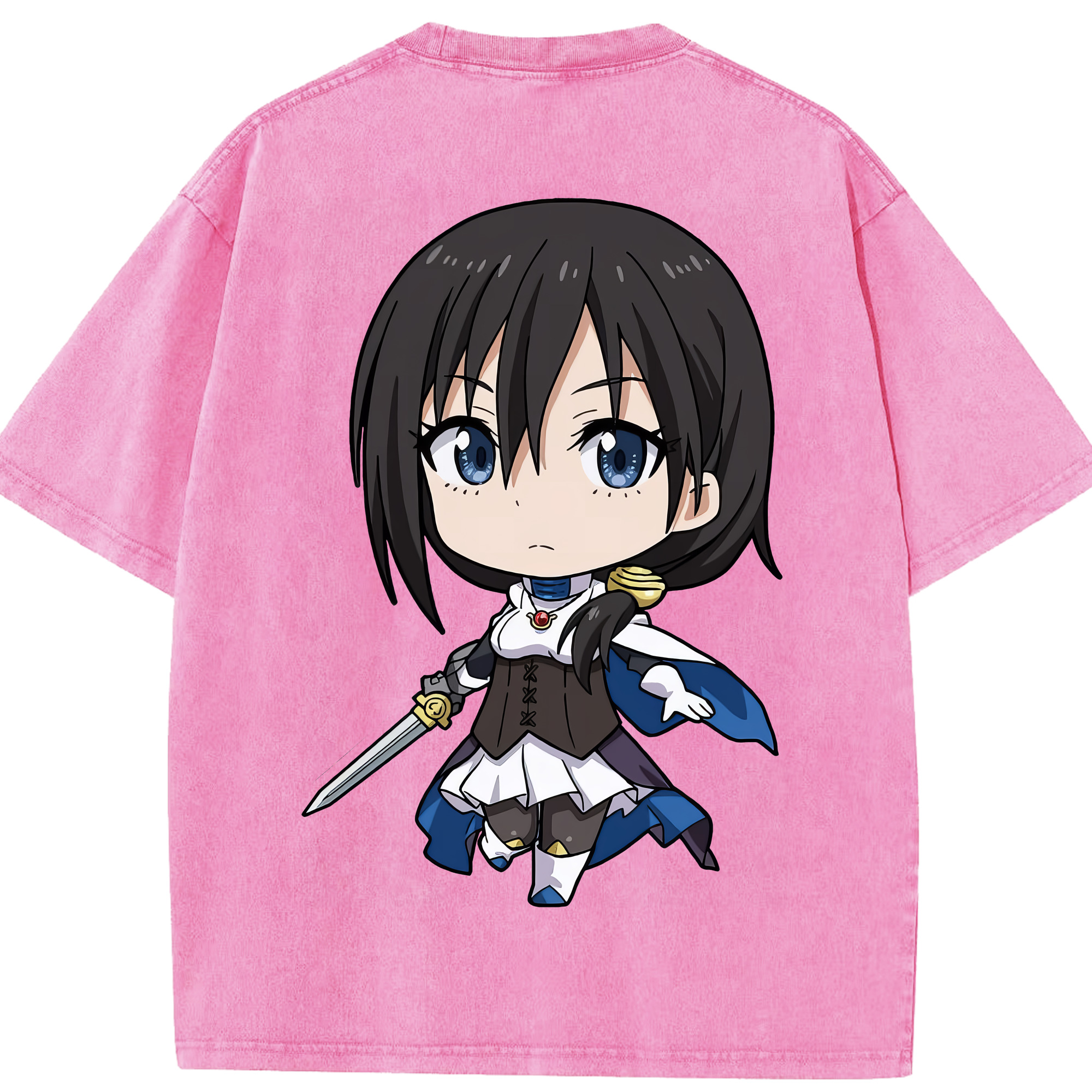 （画像用） 転スラ Regarding Reincarnated to Slime 綿100% ヴィンテージ風 半袖Tシャツ（背面プリント）